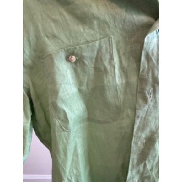 Paul Frederick Linen Shirt Bundle - Size L - Long and Short Sleeve Buttondown - Picture 7 of 9